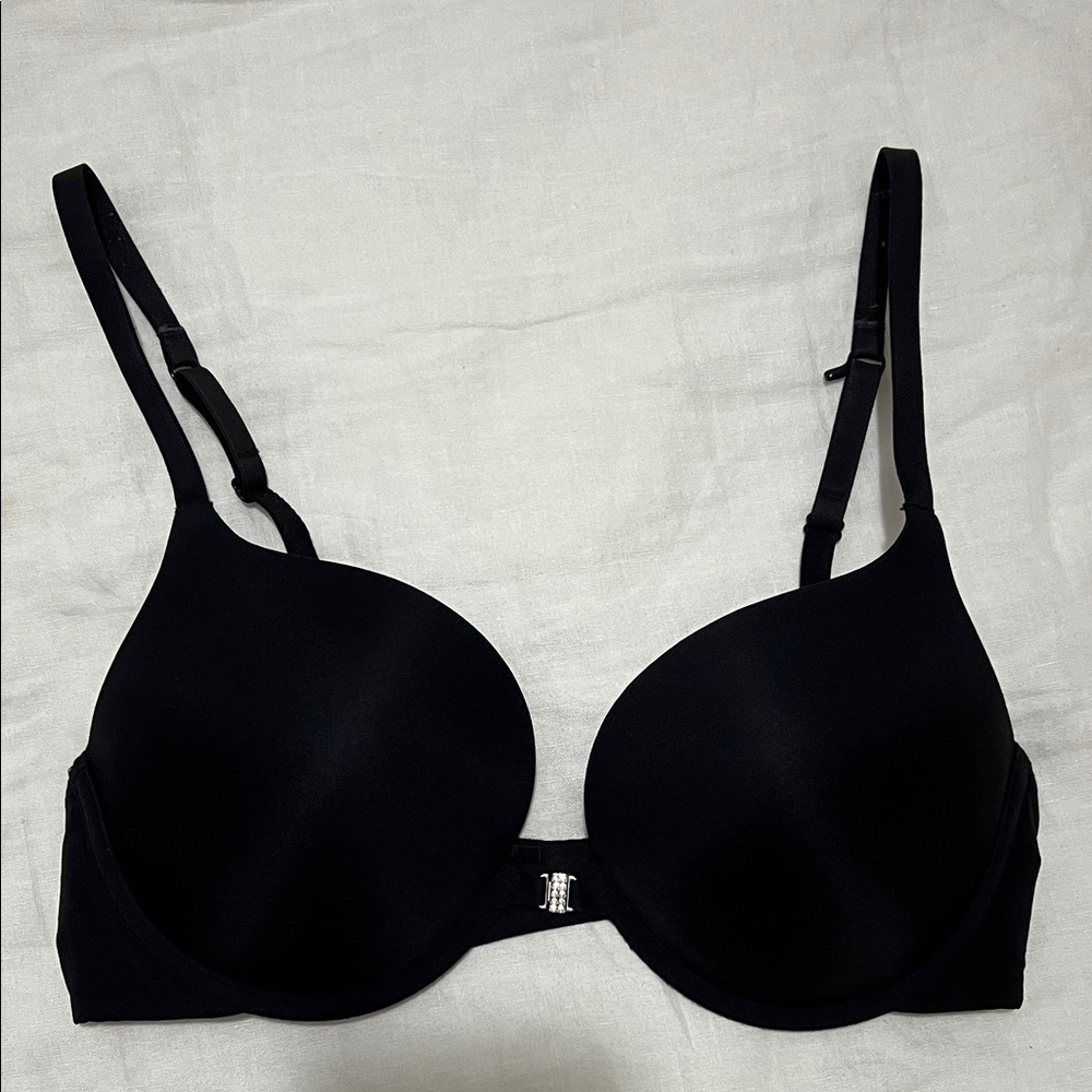 La Senza Beyond Sexy 34C front Closure Black Bra